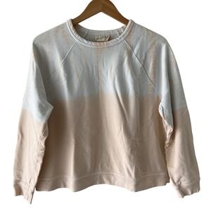 Universal Thread Peach Tie Dye Raglan Sweatshirt Casual Loungewear Pullover L
